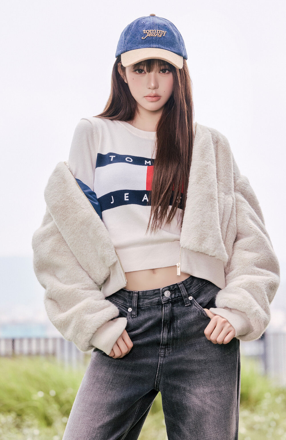 Tommy Hilfiger JANG WON YOUNG wears Tommy Jeans her way - denim, and everything that lives alongside it.